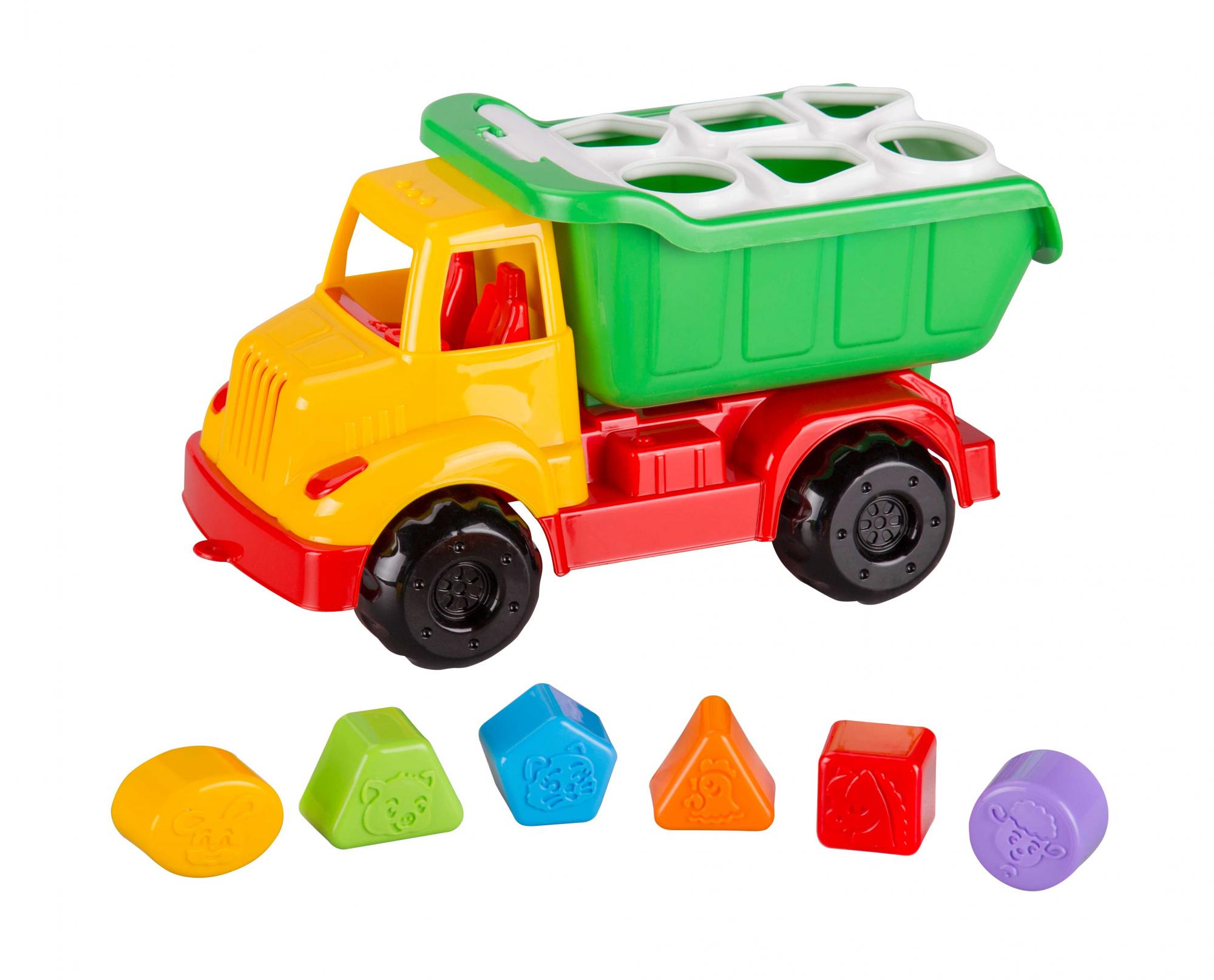 Набор детских игрушек Грузовик машинка, формочки М6631 альт