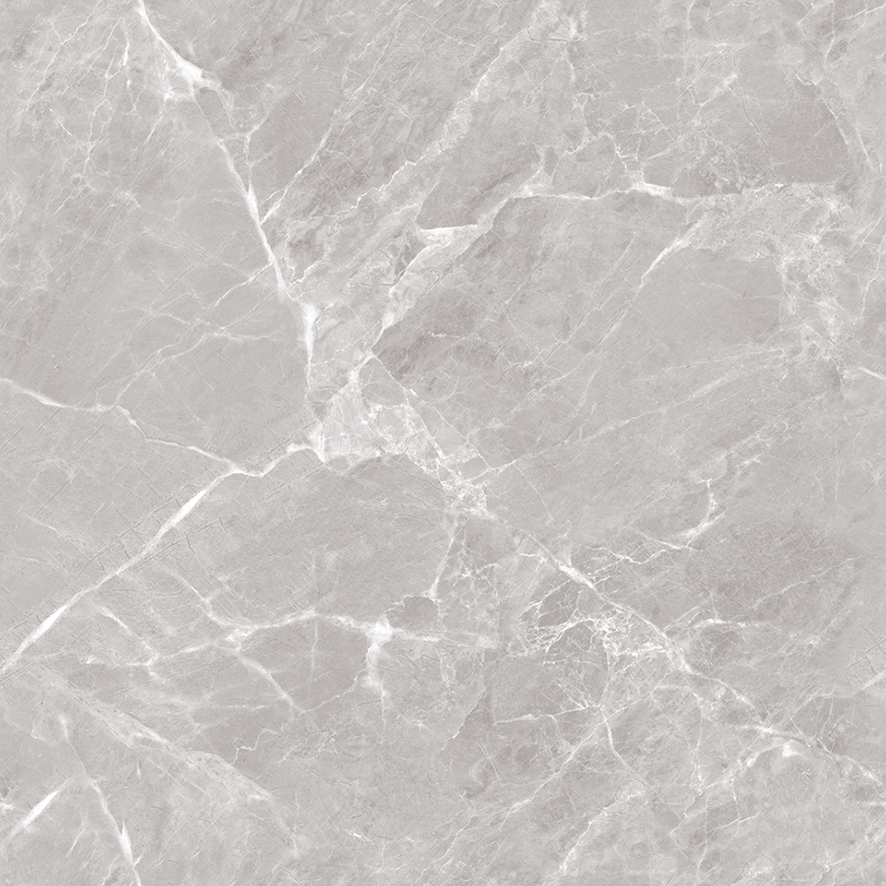 Керамогранит Мрамор Шик Сильвер/Mramor Chic Silver серый полированный 60x60х0,8см- купить в АПлайн