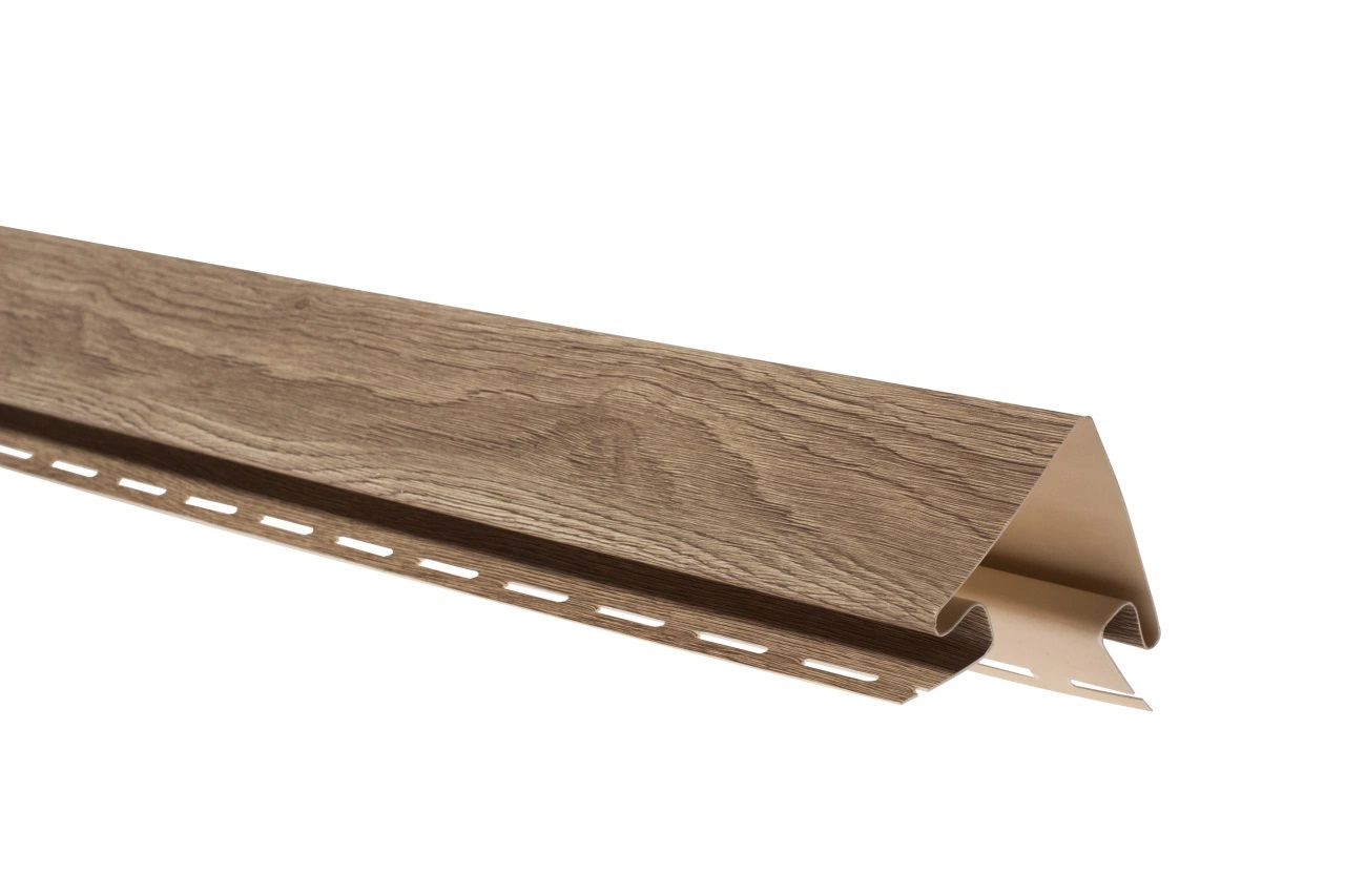 Угол наружный "Альта-Профиль" Блокхаус Люкс Орех 3м