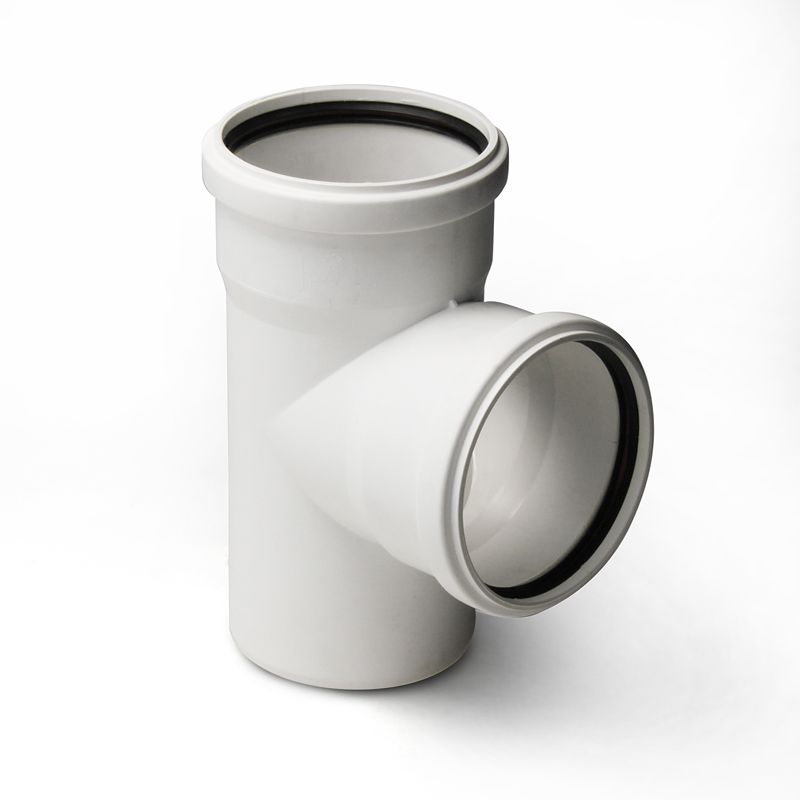 Тройник белая малошумная канализация d110х110/90