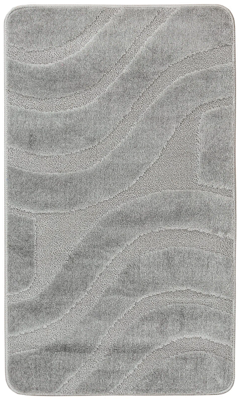 Коврик для ванной комнаты CLASSIC 60х100см серый 1-предметный 01CL-60100-172