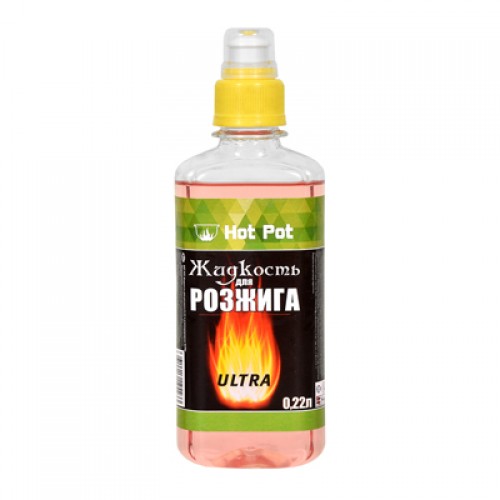 Жидкость для розжига ULTRA HOT POT углеводородная 0,22л- купить в АПлайн