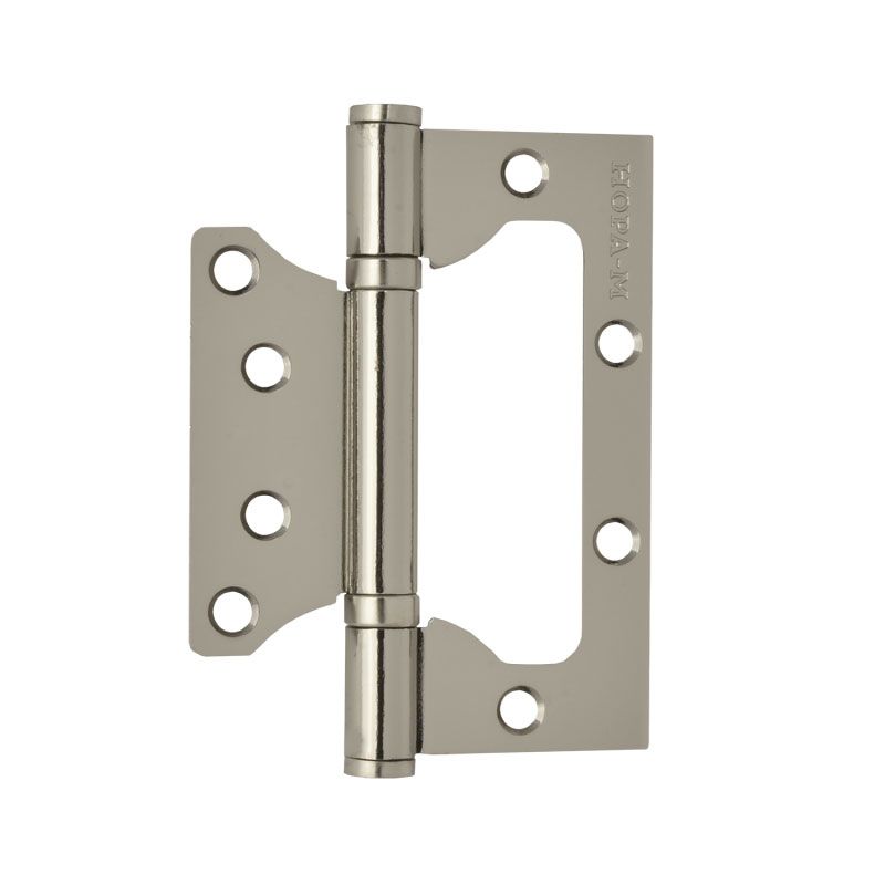 Петля накладная (бабочка) НОРА-М STD 800-4 100х75х2,5мм матовый никель (2шт)15529- купить в АПлайн