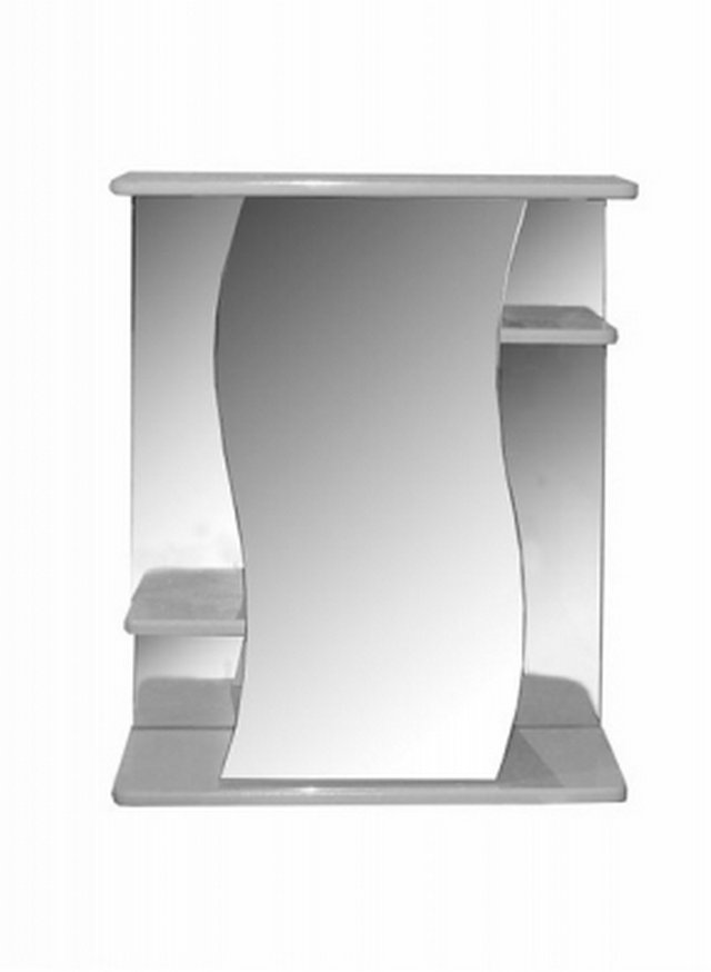 Зеркало-шкаф MIXLINE "Классик 55" левый без подсветки (ПВХ) арт. 525512