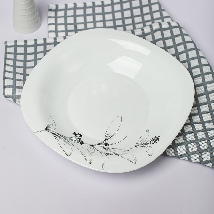 Тарелка стеклокерам. VANIA квадрат. 22см PO-230-816 116910