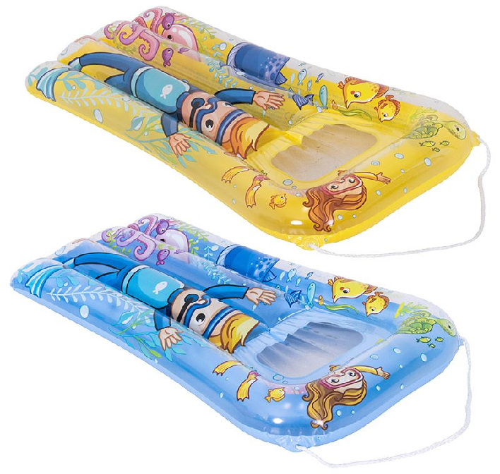 Доска плавательная Sunclub Подводный мир надувная с прозрачным окошком  74х48см 37591 993177 37591 993177 - купить в АПлайн