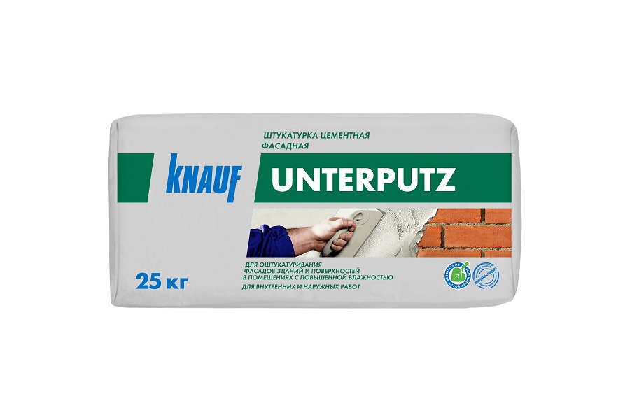 Штукатурка "Knauf" Унтерпутц фасадная цементная 25кг / 70320