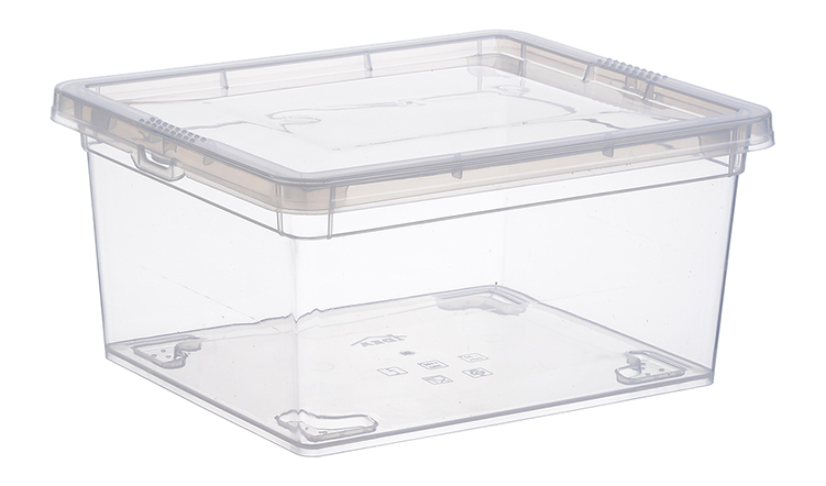 Ящик пласт. 10л 370х250х140мм прозрачный М2352