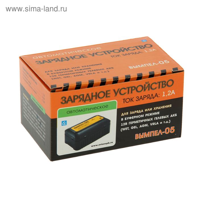 Зарядное устройство АКБ "ВЫМПЕЛ-05" автомат,1.2А 12В,для гелевых и кислотных АКБ