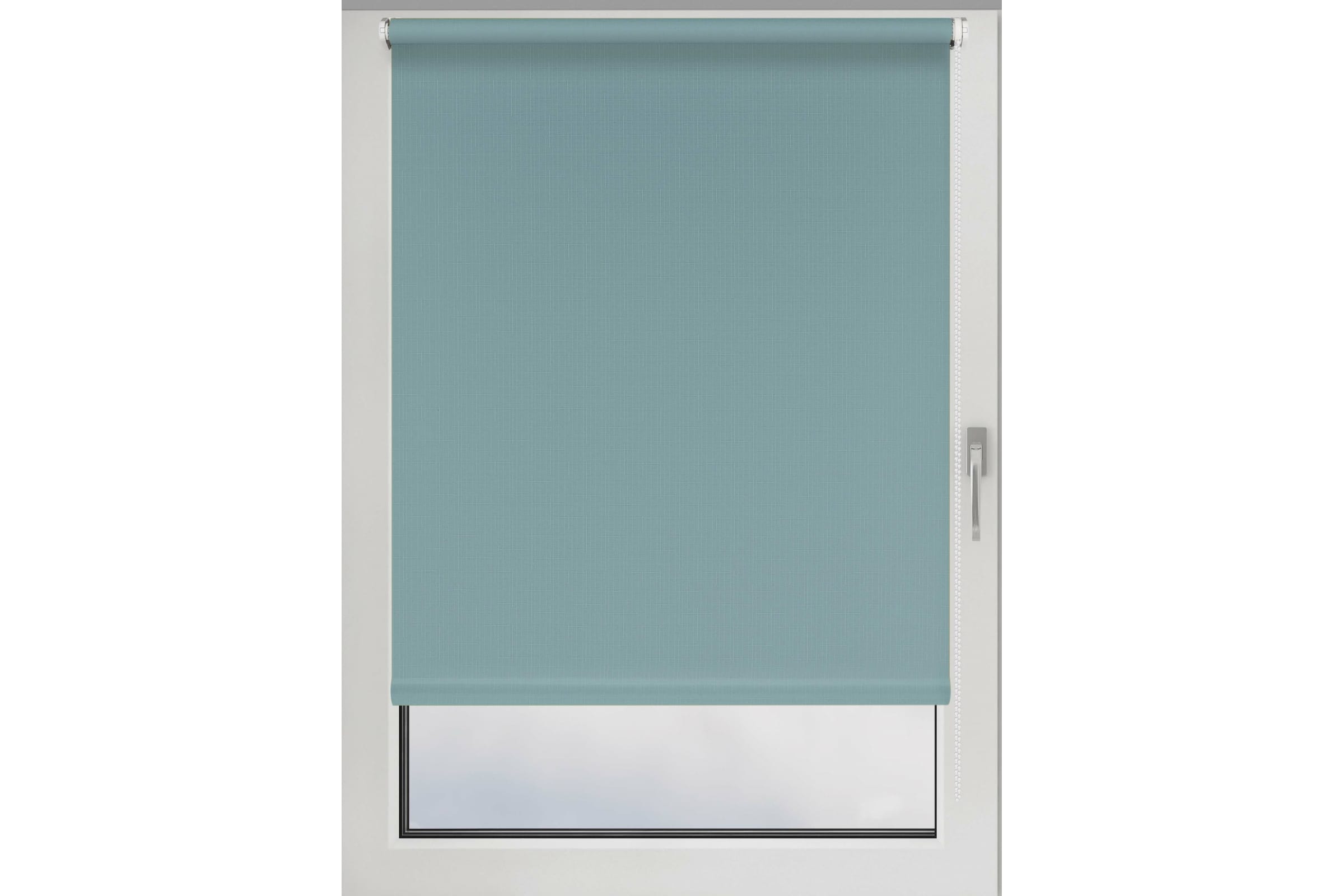 Штора рулонная Shantung бирюзовый 80х160см