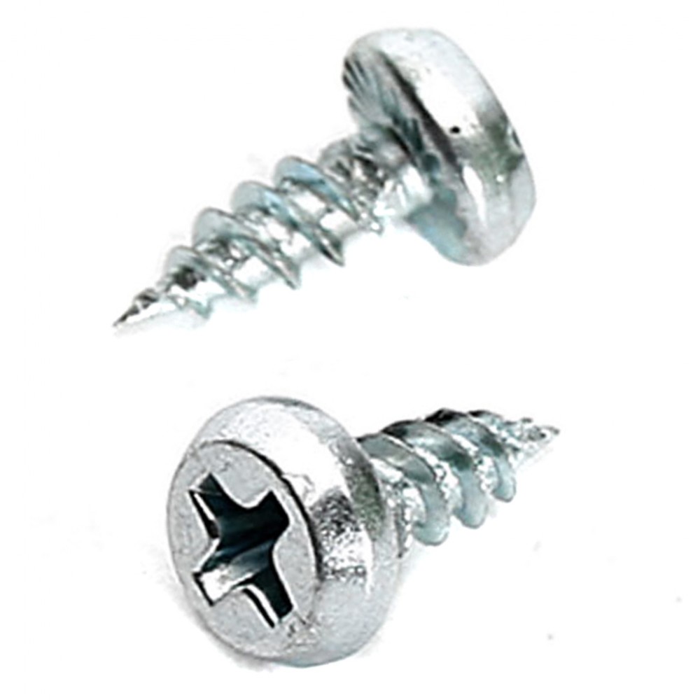 Саморез для профиля белый цинк 3,5х9,5мм с буром пакет (18шт) Стройбат 567430