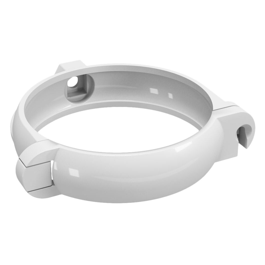 Хомут трубы FINEBER  d80 белый
