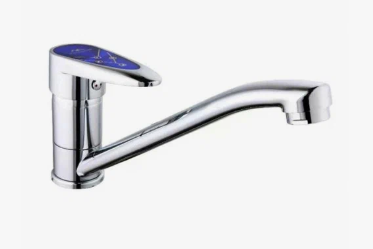 Смеситель для умывальника FASHUN синий с традиционным изливом A4850BLUE