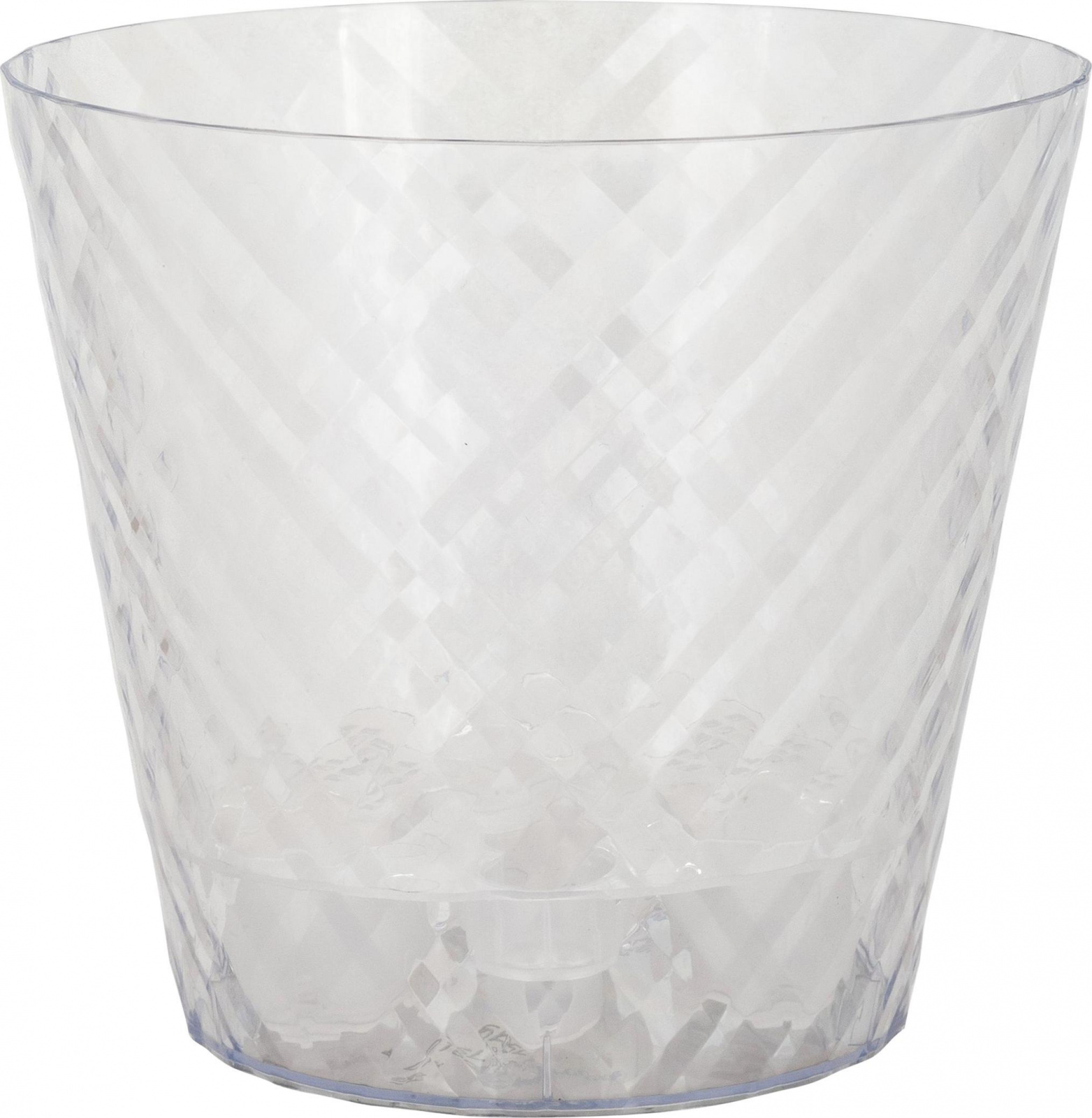 Горшок для цветов Manhattan Cristallo 1,6л с дренажной вставкой прозрачная вода IG671110999