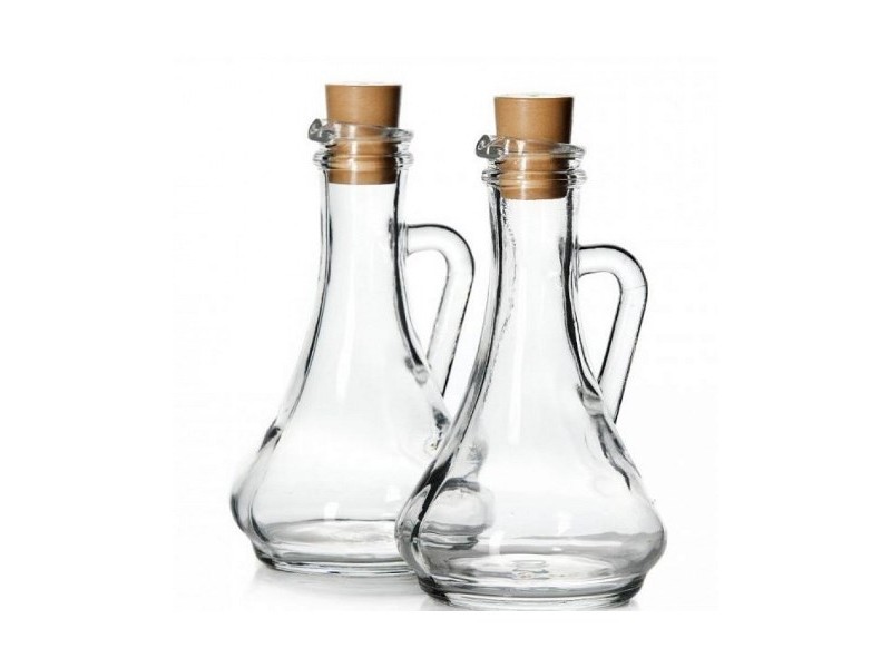 НАБОР ЕМКОСТИ ДЛЯ МАСЛА -УКСУСА ОЛИВИЯ 2 ШТ. 260 МЛ АРТ 80108В