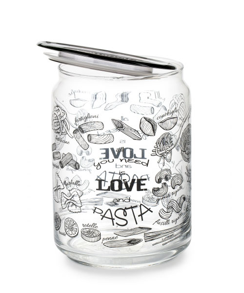 Банка стекл. Love Pasta Plano 1л P7817