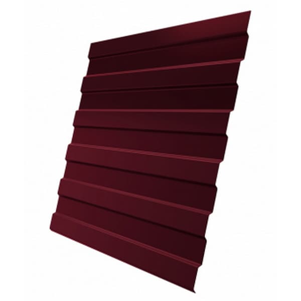 Профнастил С8 RAL3005 (0,4мм) 2х1,25м -  - купить в АПлайн