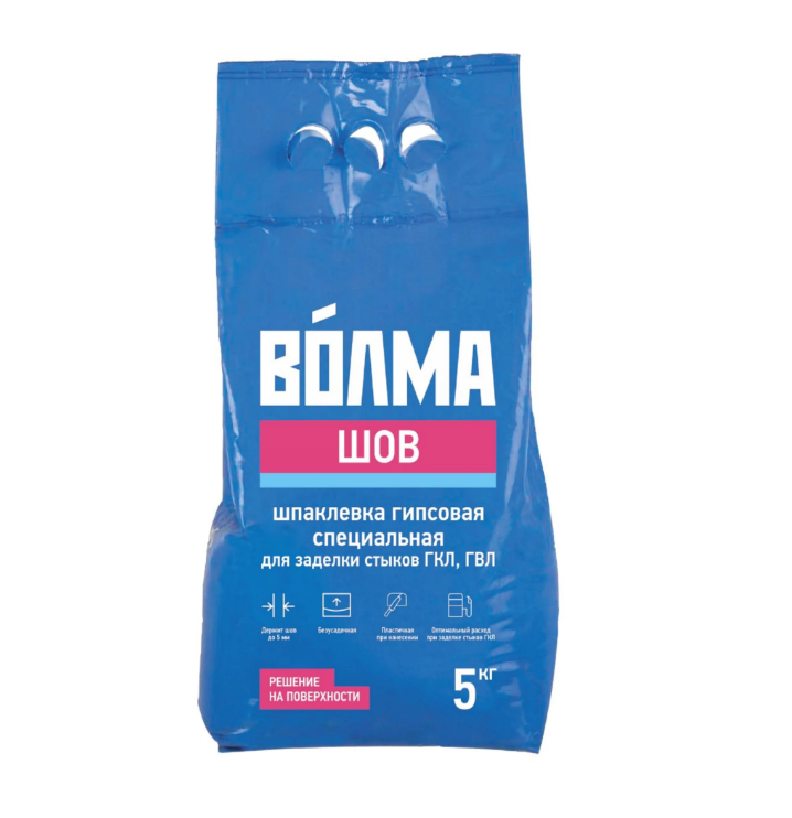 Шпатлевка "Волма" Шов гипсовая 5кг
