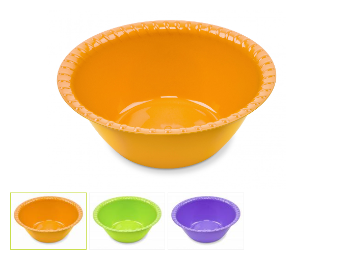 Миска-салатница пласт. 1,5л средняя микс С42