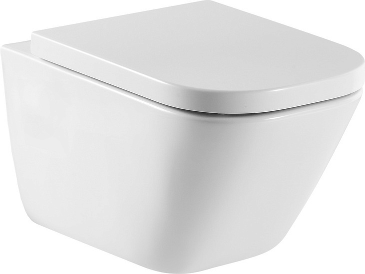 Унитаз-подвесной ROCA "GAP" белый + сиденьем Микролифт,плавное закрывание арт.734647L000