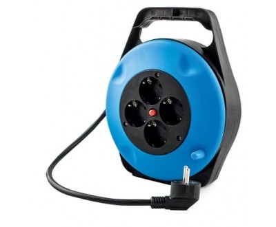 Удлинитель силовой рулетка 4ГН 3х1,5 10М СПУТНИК /512