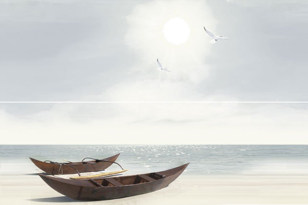 Панно из 2 плиток Айленд/Ailand PWU11ALD1/PWA11ALD1 40х60см - PWU11ALD1 - купить в АПлайн