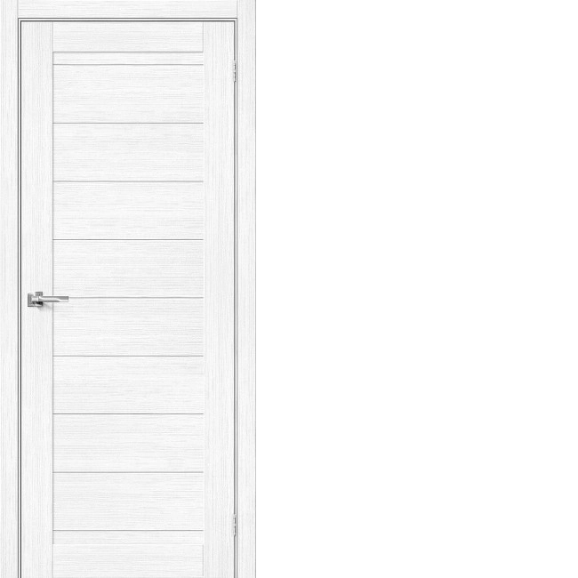 Дверное полотно Порта-21Б Snow Melinga 900х2000 Экошпон