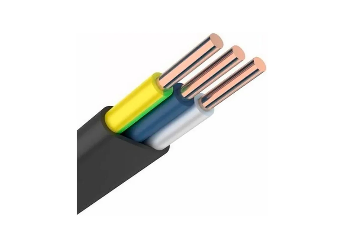 Кабель силовой с мед.жилой ВВГп-нг(А)-LS 3х2,5м ГОСТ (Бухта 100м)