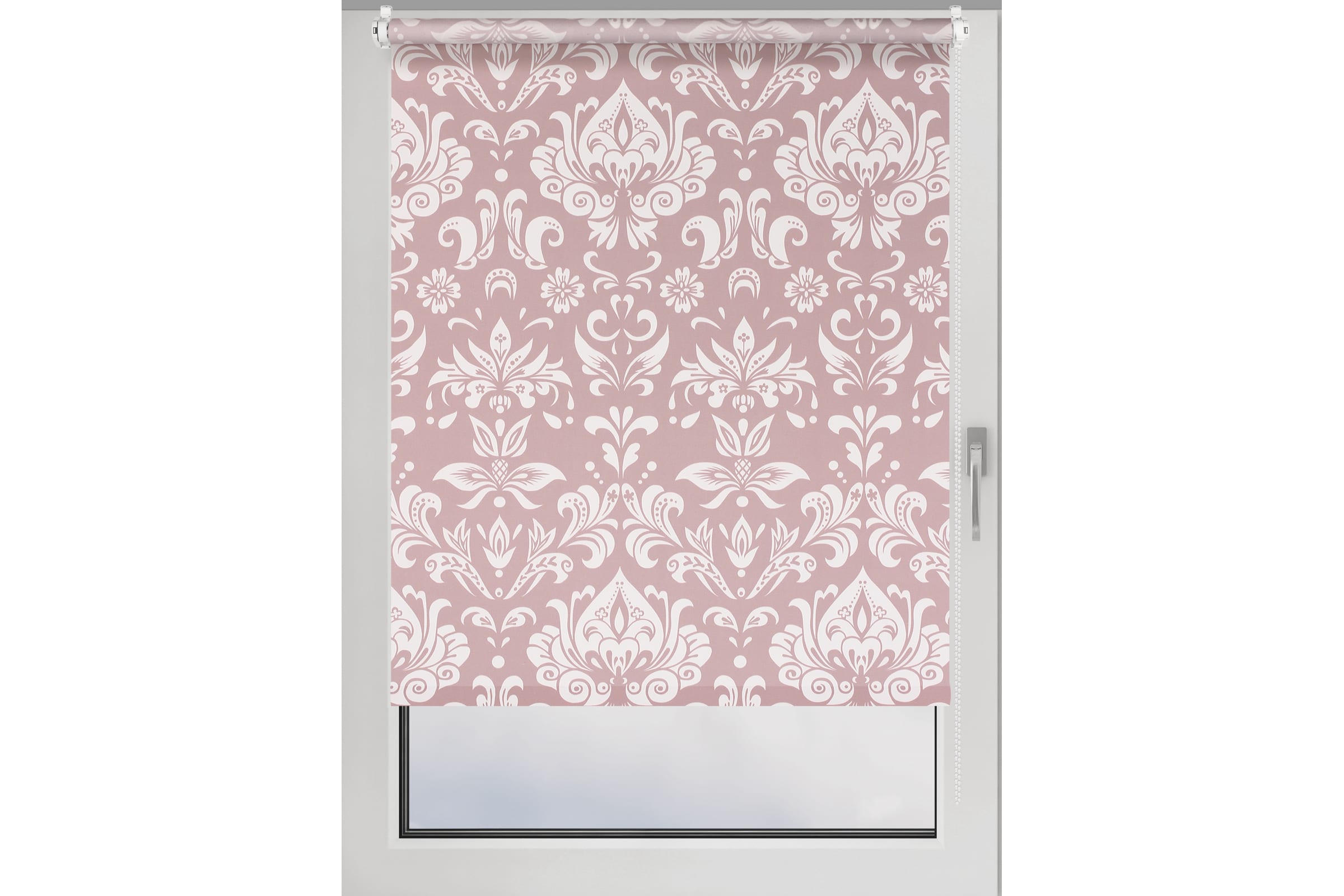 Штора рулонная Print дамаск сливовый 80х160см
