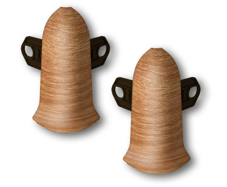 Угол нар. для плинтуса "Идеал Классик" 70мм (20 шт в уп.), 241 Вишня