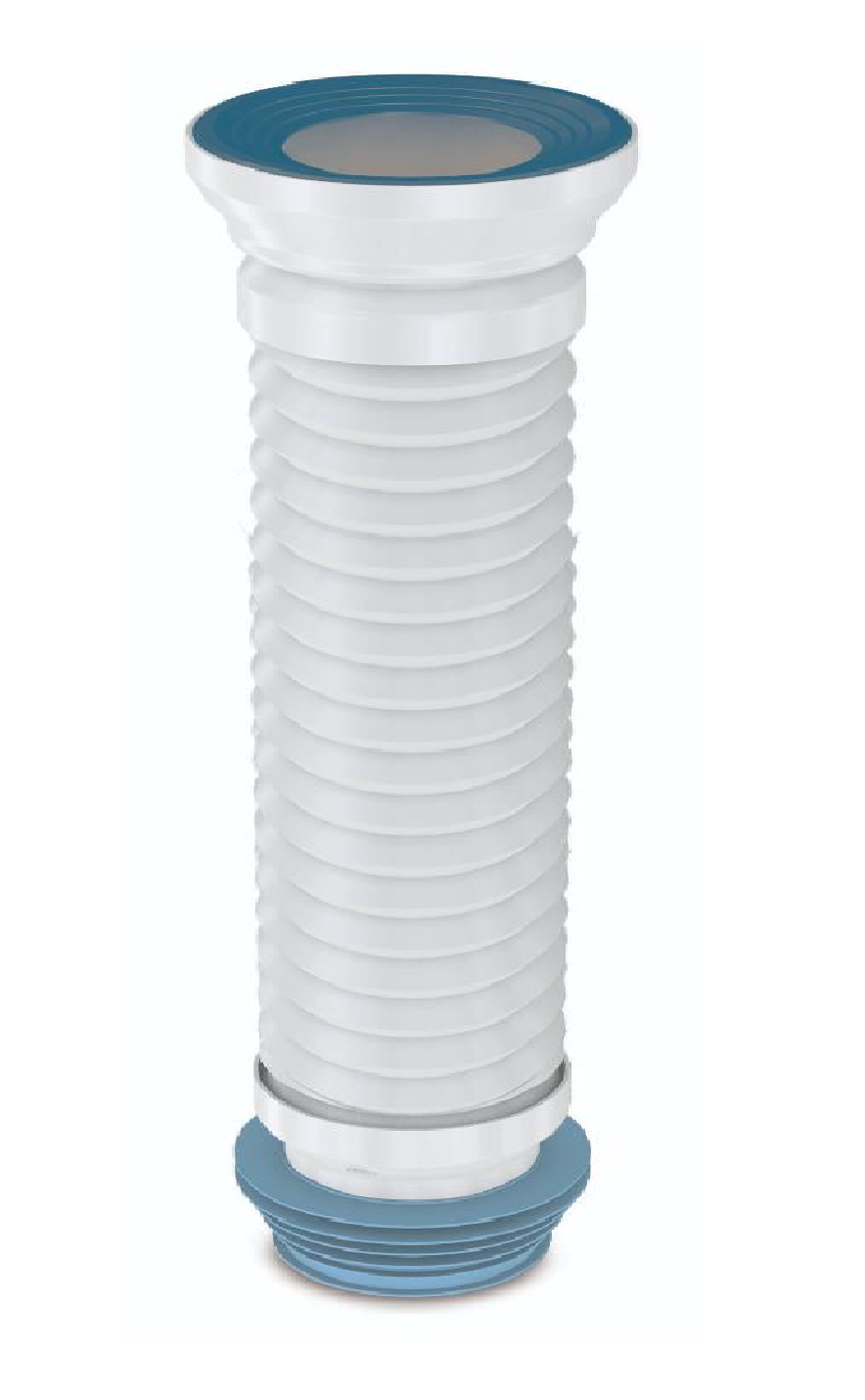 Слив-гофра для унитаза ZEGOR 500мм стопорное кольцо интегрировано в корпус G701-2