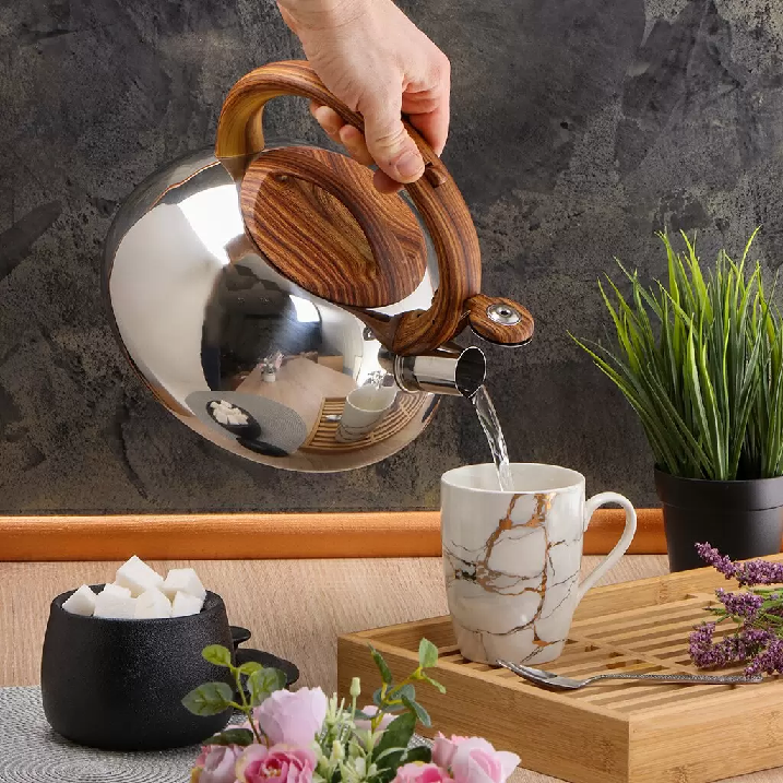 Чайник нерж.сталь Daniks 3л со свистком индук.зеркальный MSY-A010-1