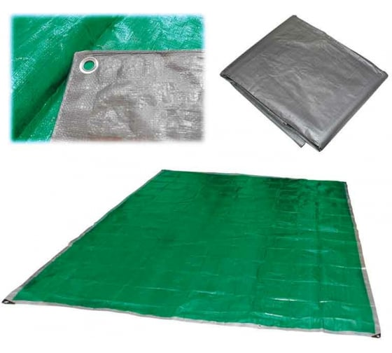 Тент хозяйственный универсальный 3х4 м плотность: 60г/м2 999165