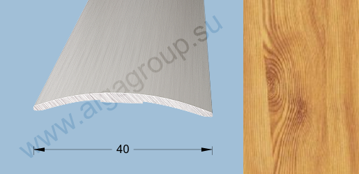 Порог-стык 0,9м 40мм П45.5, Ель