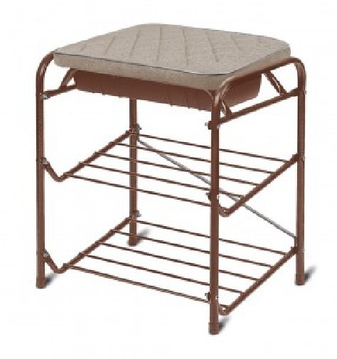 Банкетка металл. Nika БП3/К Д44хШ33хВ51см кофейный 721300