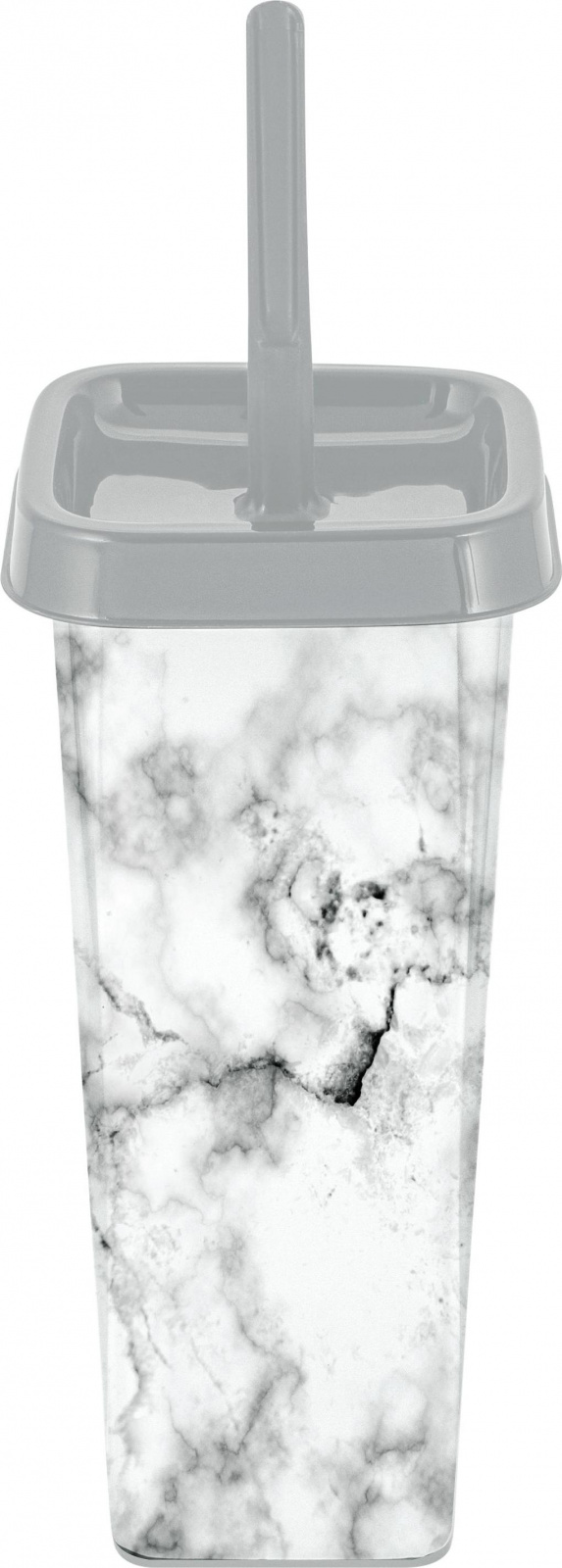 Комплект WC пласт. Декор закрытый квадратный мрамор SV4121МР