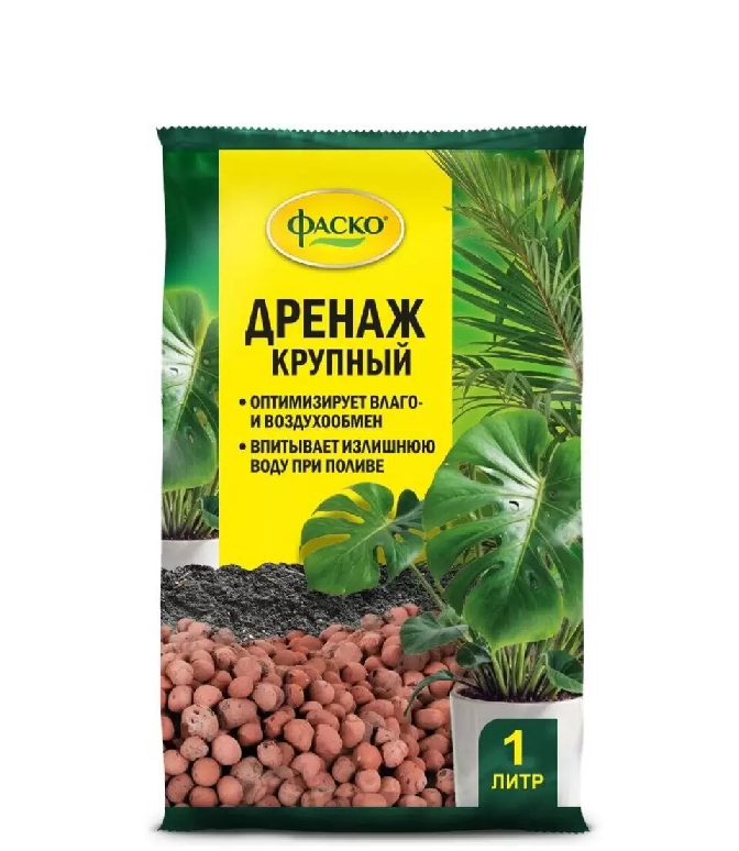 Дренаж керамзитовый крупный 1л 101717101717- купить в АПлайн