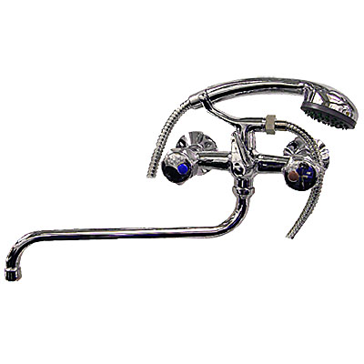 Смеситель для ванны KEIL  длинный излив. двухручк.. /Z50588/- купить в АПлайн