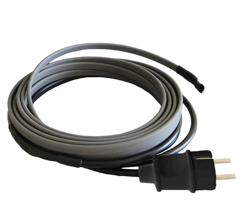 Кабель для обогрева труб саморегулируемый (на трубу) длина 5м (комплект)