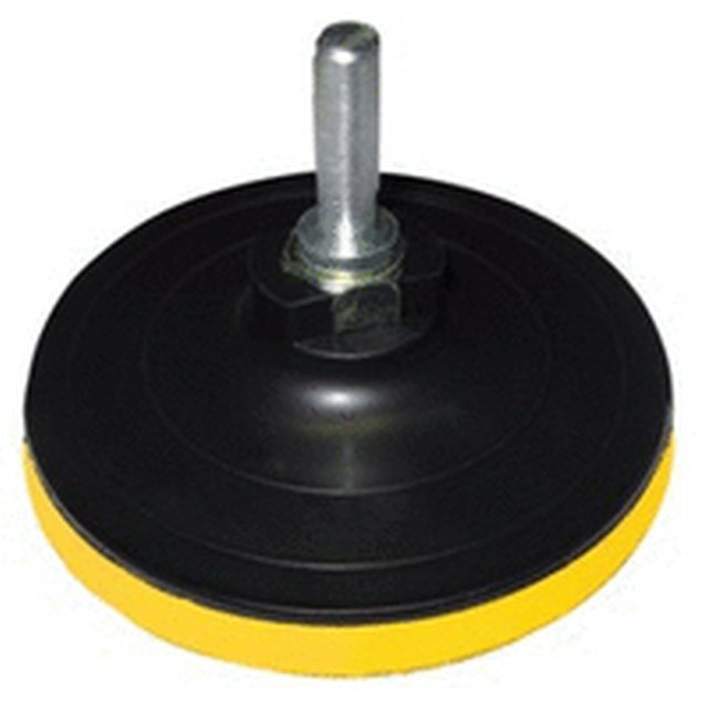 Диск опорный универсальный с липучкой для дрели и УШМ 125мм Biber 70861