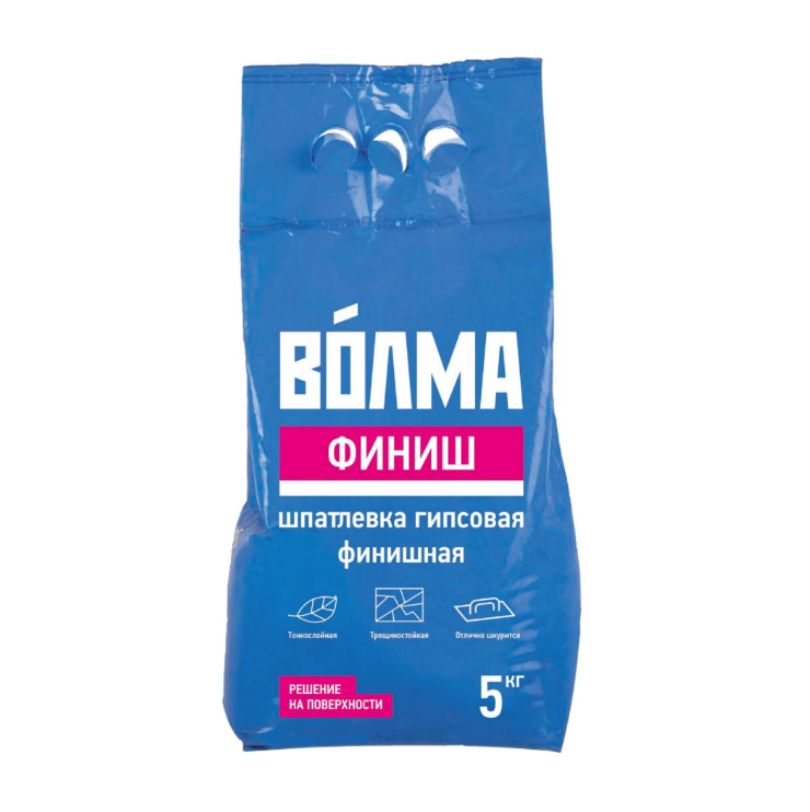 Шпатлевка "Волма" Финиш гипсовая 5кг