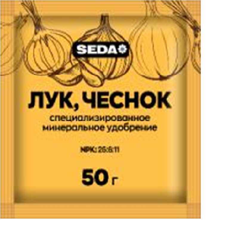 Удобрение лук,ческок SEDA 50г - купить в АПлайн