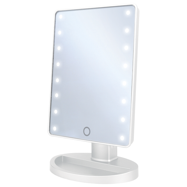 Зеркало косметическое ENERGY LED с подсветкой,пит. 4хАА не в компл. 26х17см EN-704 / 807159940	- купить в АПлайн