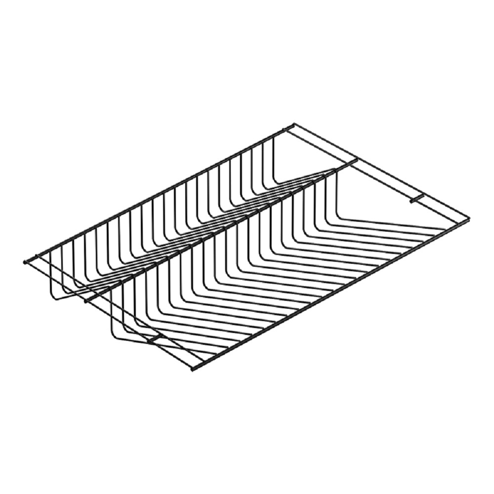 Полка сеточная для обуви A`Belle 605х405мм двухрядная черная S1232