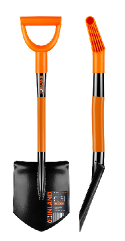 Лопата автомобильная FINLAND штыковая цельнометаллическая 185х225х700мм 2154 2154 - купить в АПлайн