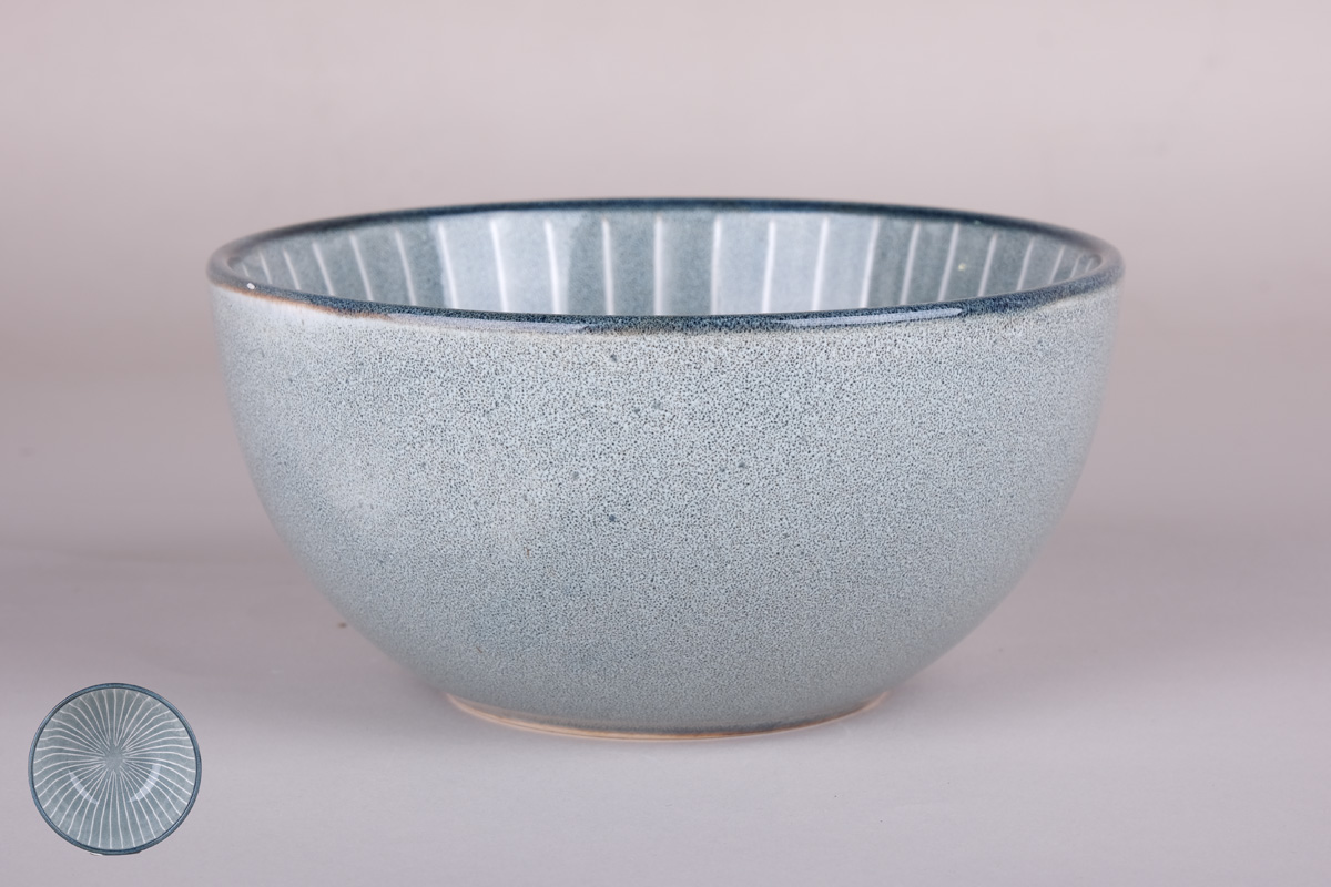 Салатник фарфор. Gray 650мл 15см 6922