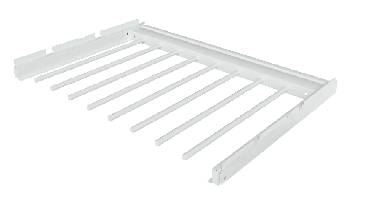 Вешалка для брюк A`Belle 590х428мм белая S12111 - S12111 - купить в АПлайн