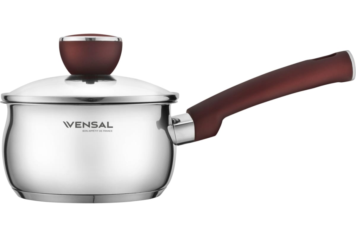 Ковш нерж. Vensal 1,1л 16см VS1542