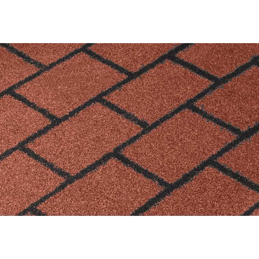 Рулонная черепица кирпичная кладка 8м2/рул.красный