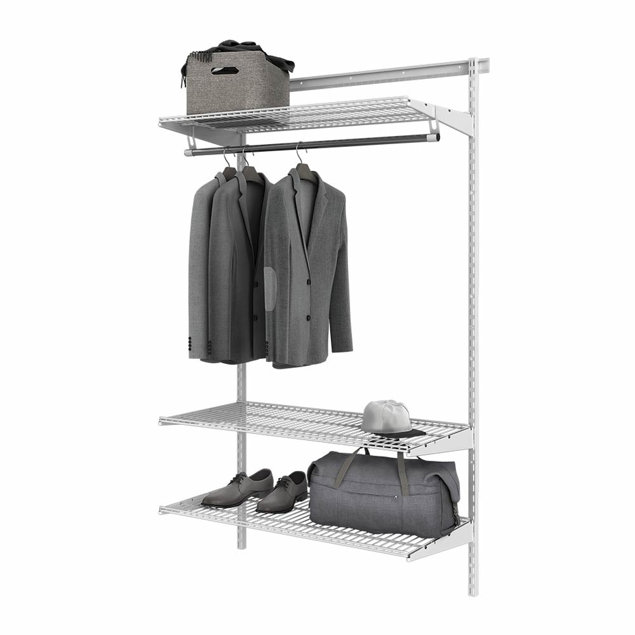 Набор гардеробной системы A`Belle 1000х2050х450мм белый AB1451